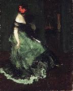 Charles Webster Hawthorne Red Bow oil